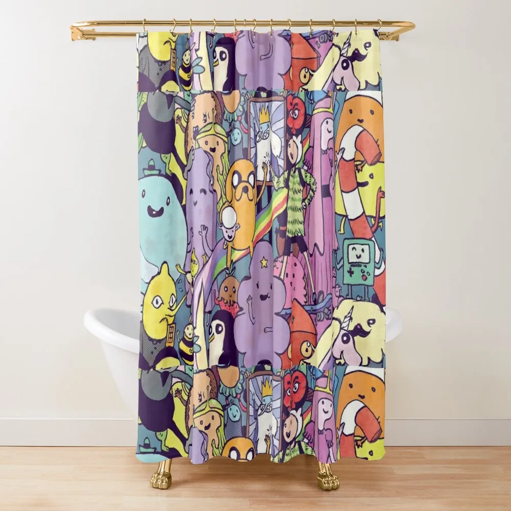 

Adventure time characters Shower Curtain Shower For Bathroom Set Bathroom Showers For Bathrooms Set For Bathroom Curtain