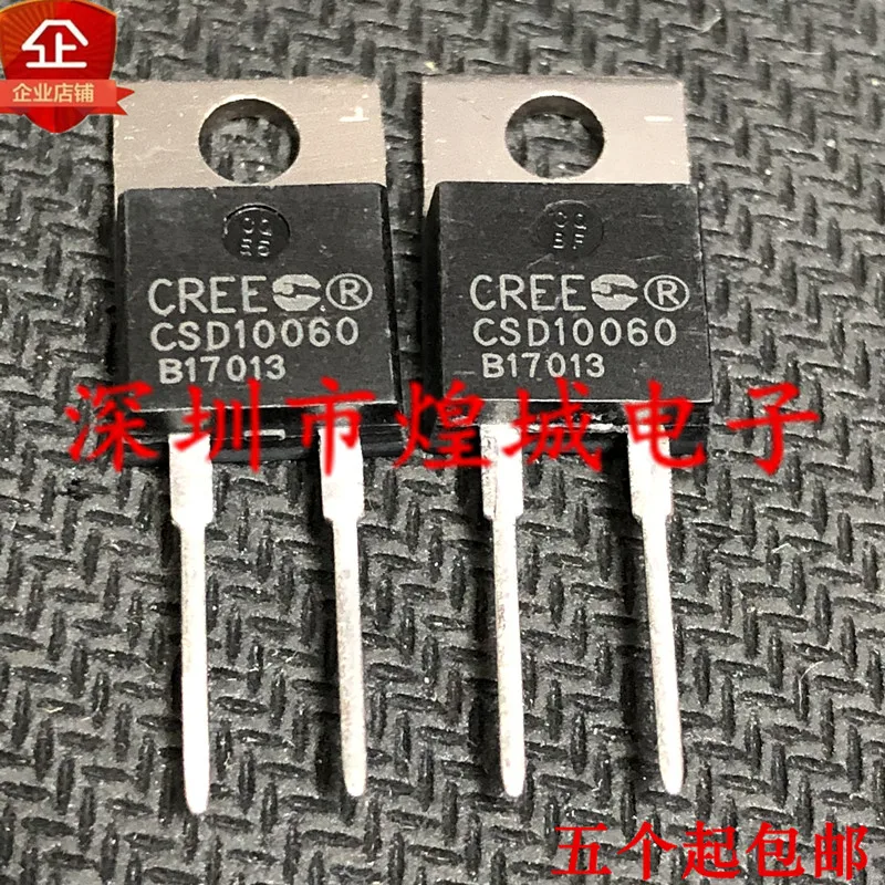 5PCS/Lot  CSD10060  TO-220-2 600V 10A 5