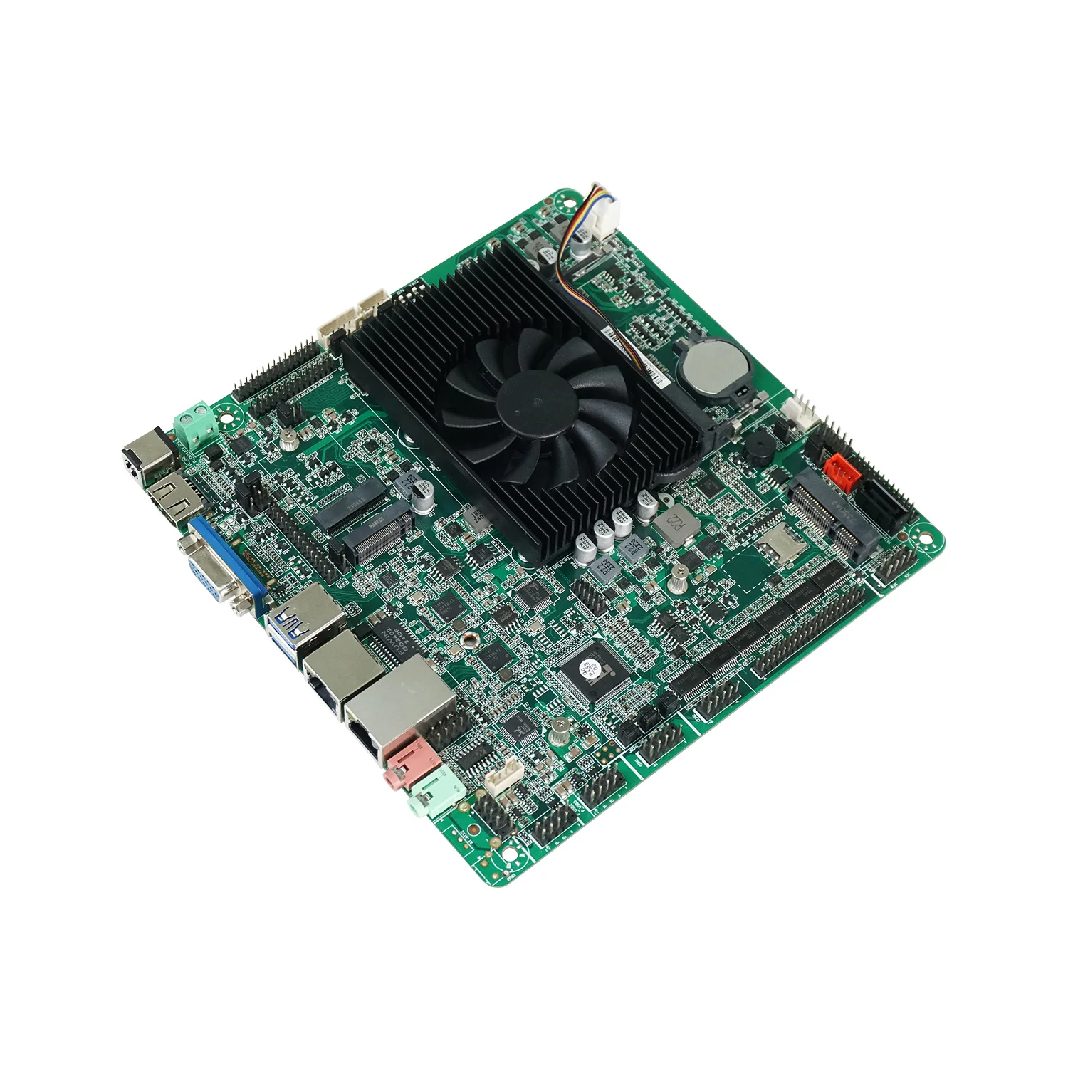 IKuaiOS Mini ITX Industrial Motherboard Inside Intel N100 processor Suitable for Industrial Control IoT Robot Embedded 1264-TI4