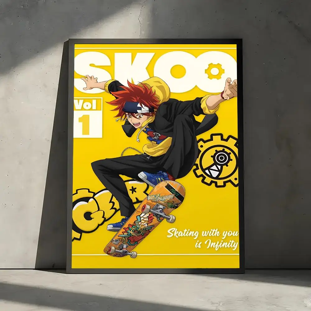 Anime Cool B-Boy Sk8 The Infinity Poster For Room Wall Art Decor Waterproof Stickers For Home Bar Bedroom Decoration