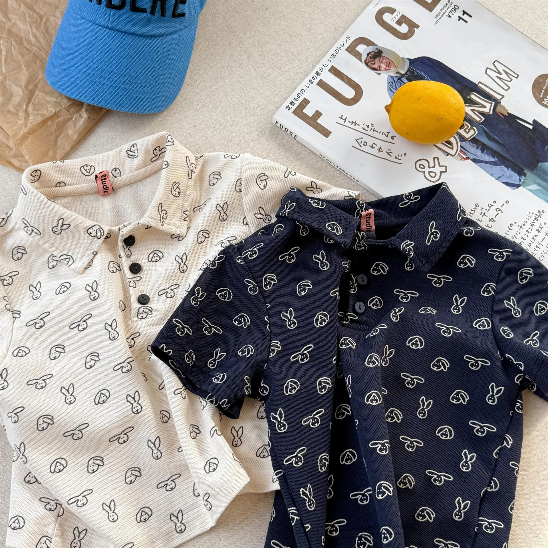 

2026 Summer New Children Short Sleeve T Shirts Cotton Girls Cute Cartoon Print Tops Toddler Boys Casual Polo Shirts Kids Clothes