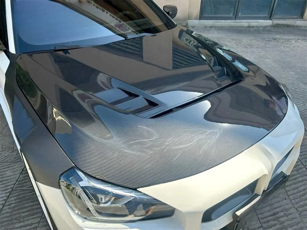 N Style G87 M2 Dry Carbon Fiber Hood for G87 M2 Engine Cover 2