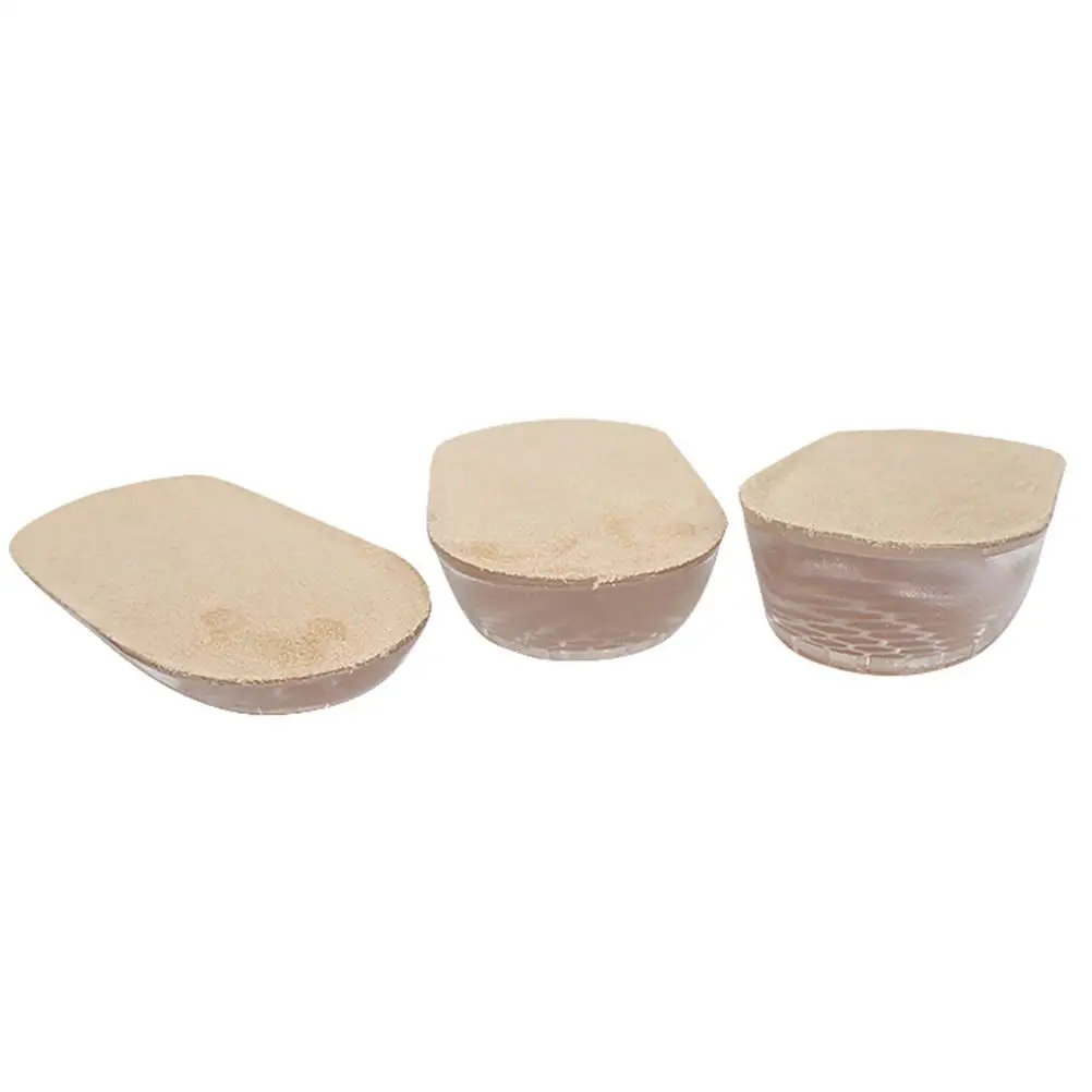 

Shoe Insoles Leather Inserts Half High Elasticity Forefoot Cushion Pad Man Invisibility Cushions