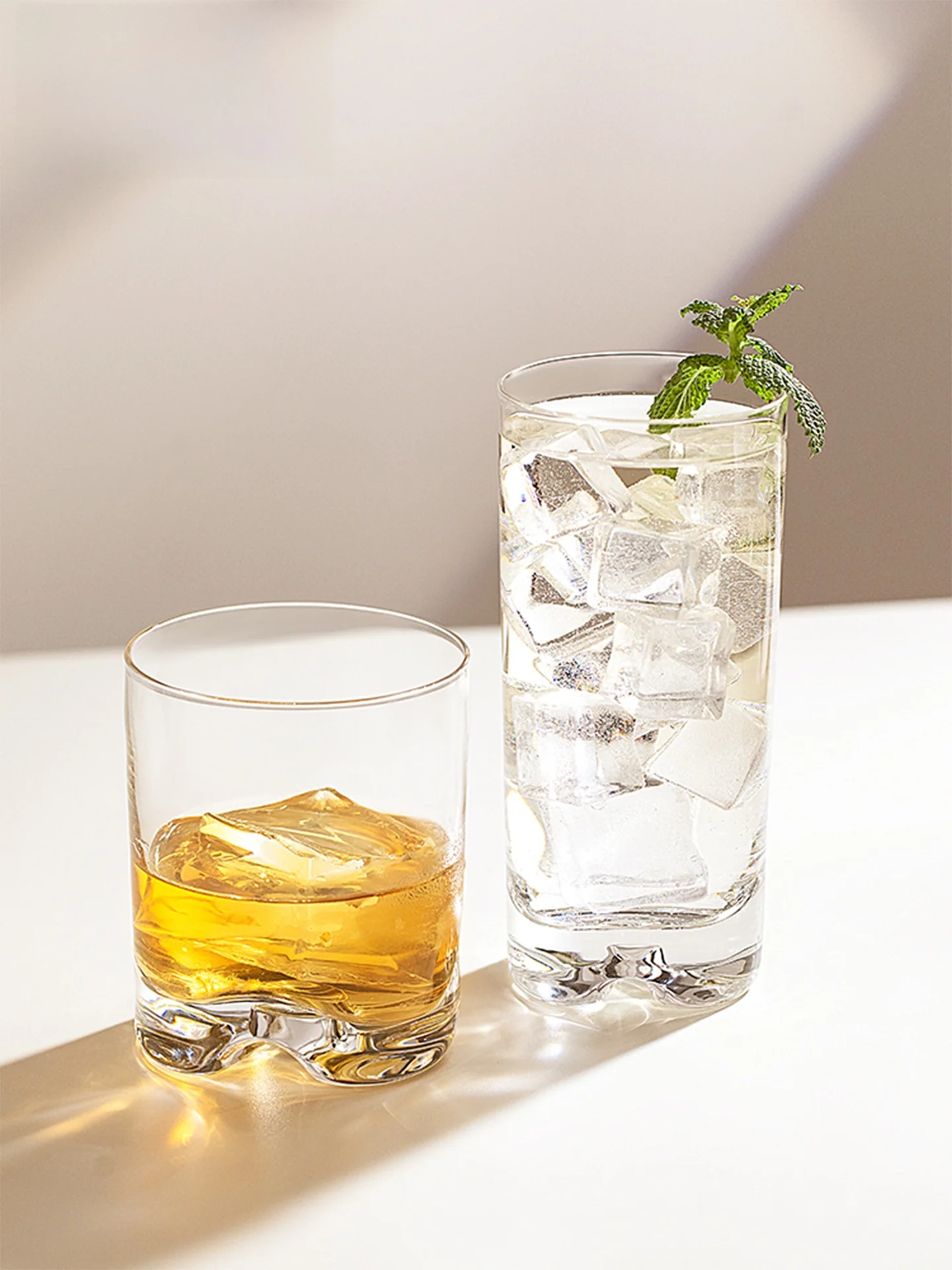 krosno-crystal-glass-whiskey-cup-creative-beer-water-long-drink-foreign-liquor-tea-cup-nordic-style-pure-color-home-use