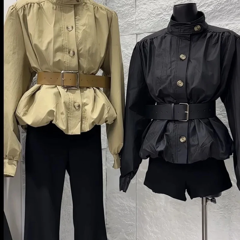 جديد غير رسمي خفيف فاخر سليم Mujer Chaqueta الصلبة كل مباراة النمط الغربي معطف Preppy قصيرة رائجة البيع مودا برعم سترة لطيف #4