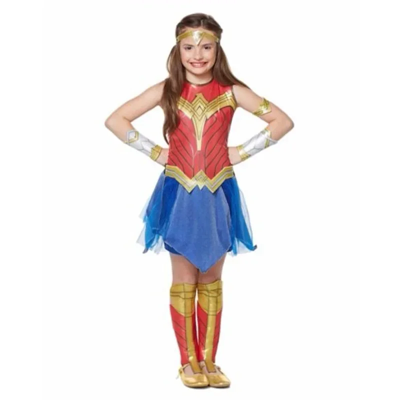 Cospplay Anime Deluxe Dawn of Justice Wonder Woman women's Superhero Halloween Cosplay Fantasia Fancy Dress Costume  Costumes - view 4
