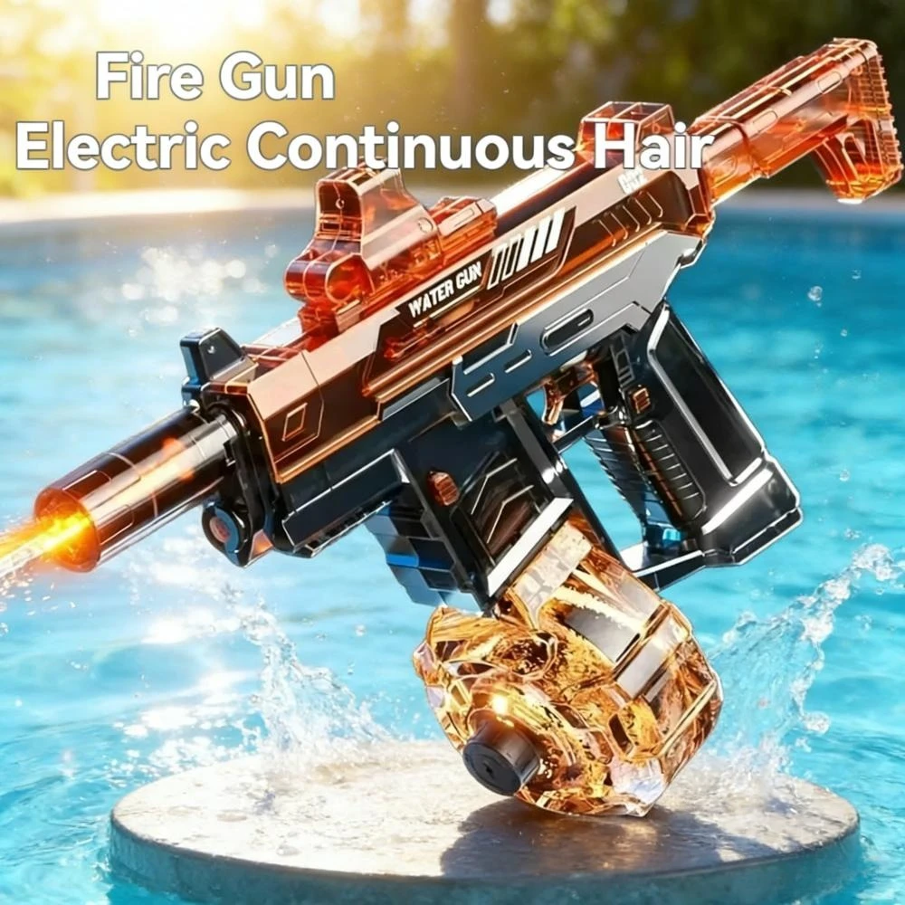 

High Pressure Electric Water Gun Summer Outdoor Pool Beach Backyard Water Fighting Game Fun Water Playing Toy for Kids Adults