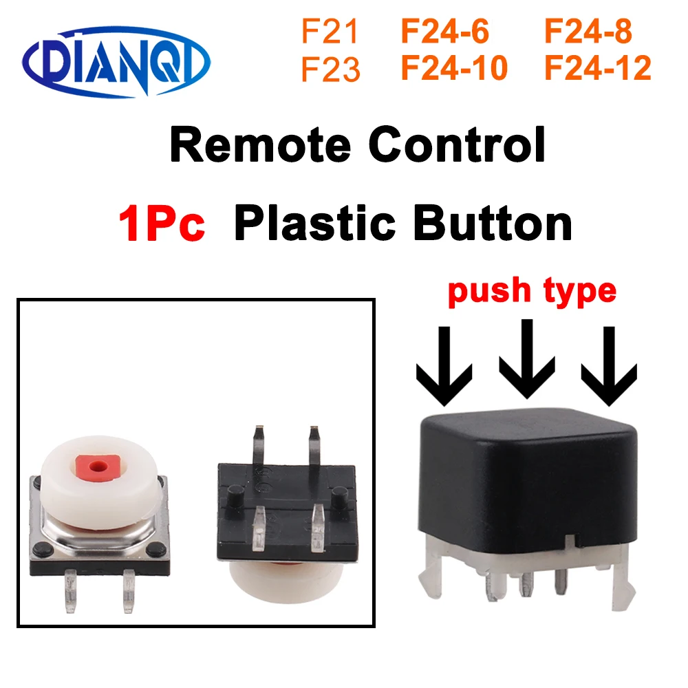 Plastikowy przycisk użytkowania/garnitur dla F24-6D/S 8D/S 10D/S 12D/S14S Model zdalnego sterowania Accessorie jeden/dwa pojedyncze/podwójne