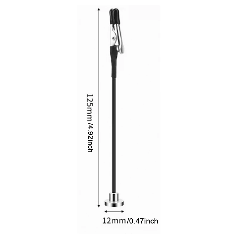 Soldering Third Hand with Strong Magnetic Base, Flexible Arms PCB Holder for Electronics Repair – Alligator Clip Welding Tool image 3