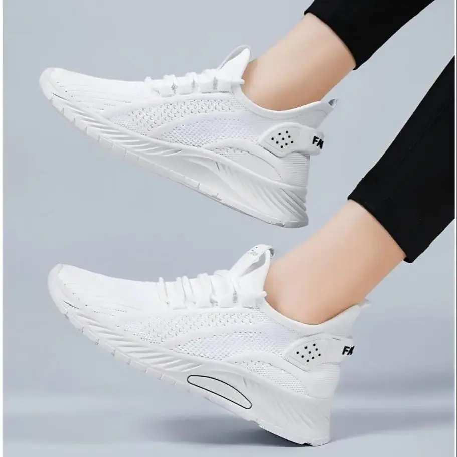 

Women's Walking Sneakers Breathable Mesh Knit Fabric Lightweight All-Day Comfort Casual Slip-On Shoes