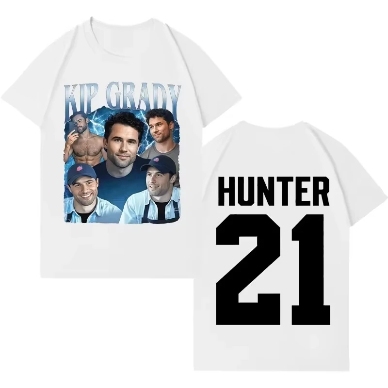 

Мужская футболка Heated Rivalry Scott Hunter, модная одежда для мужчин и женщин, весна-лето 2026, с принтом, круглым вырезом, в стиле панк, уличная мода