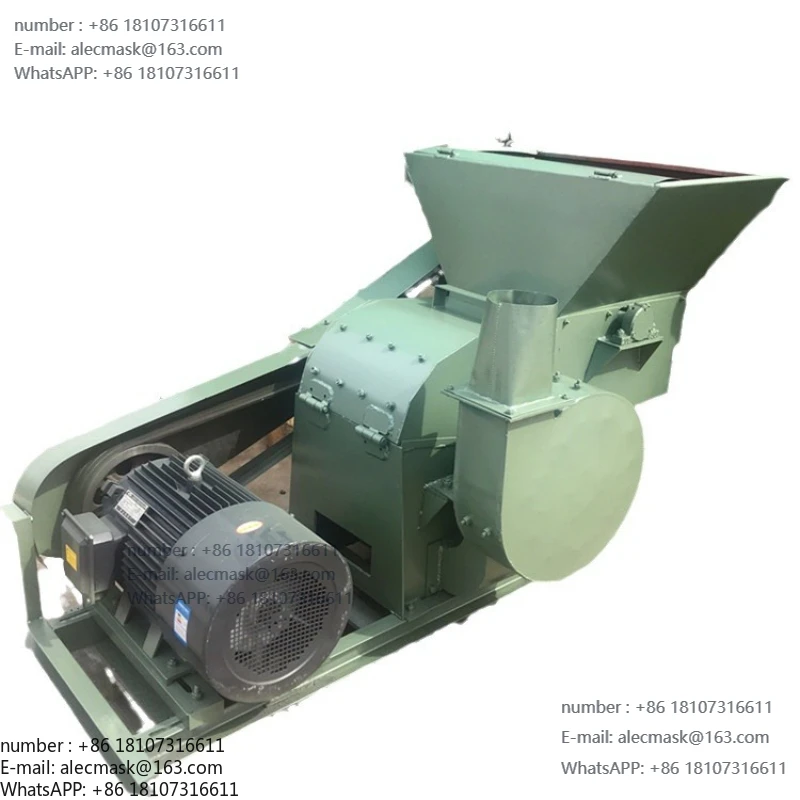 

Farmers special powder grass machine large feed tooth wheat grass crusher peanut seedling weed, straw bran machine