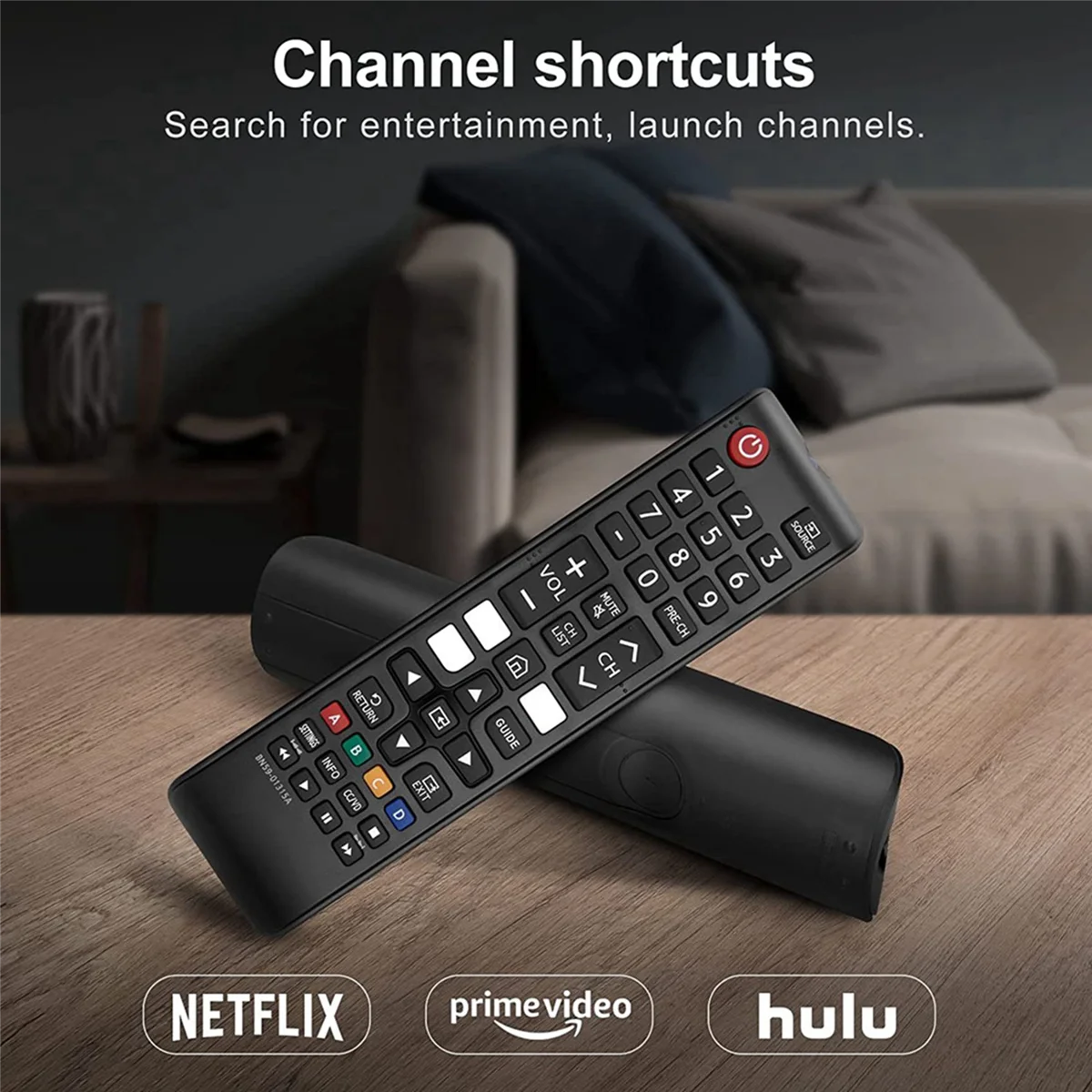 B04C-Universal Remote for All Samsung TV Remote, Replacement Compatible for All Samsung Smart TV, LED,LCD,HDTV, 3D, Series TV