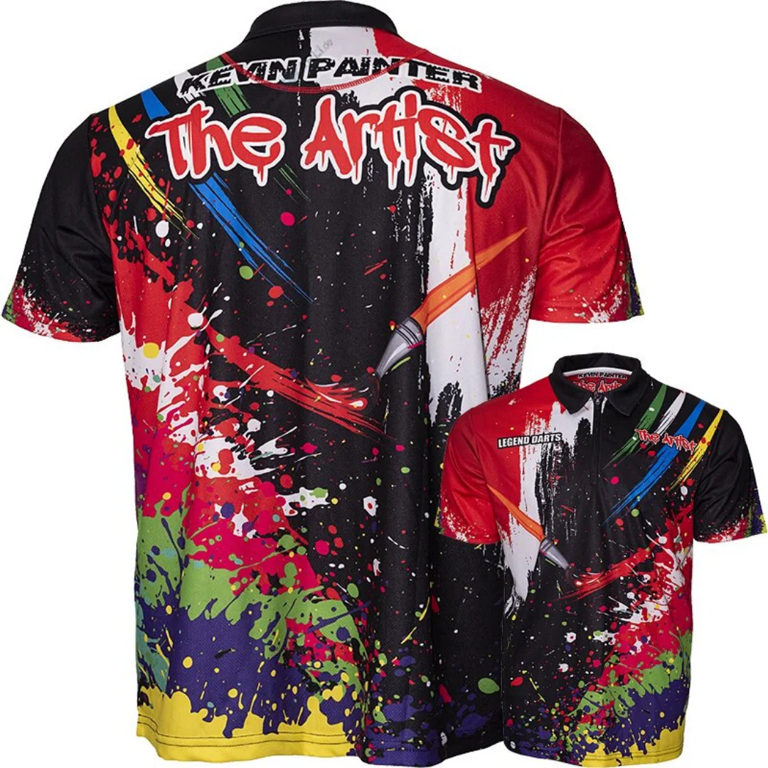 Legend Darts Official Kevin Painter Matchshirt Dart Shirt Spring Sports Men's T-Shirt Children's Clothing Tee Y2k Woman