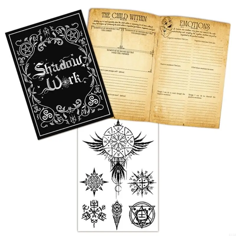 Cerimônia Gótica Cerimônia Caderno Tarot Rastreio Tarô NOTEPADS 125X175MM