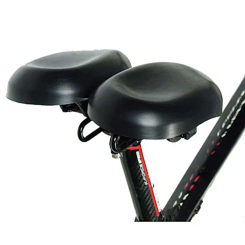 Bike Seat Widened Mountain Bike Long-distance Riding Soft Seat Cushion Comfortable No Nose Saddle