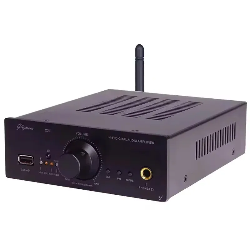 Class D Digital Power Amplifier Dual TDA3221 Bluetooth 5.2 200W Power Household HIFI Amplifier 24bit 48KHz Lossless Playback