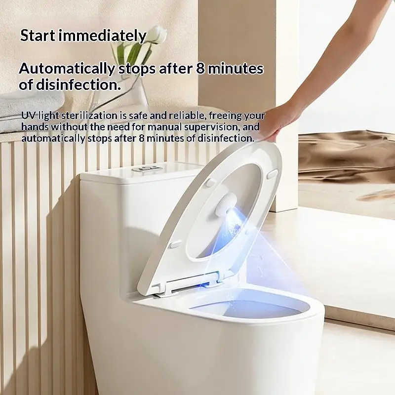 Portable Toilet Sterilizer Lamp USB Rechargeable Safe Mini Toilet Sterilizer Germicidal Shoe Cabinet Home Use