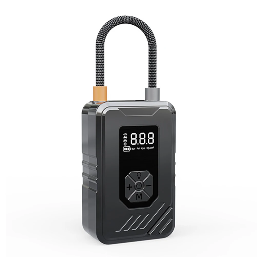 

Efficient Electric Tire Inflator with Easy to Read Digital Display Ideal Solution for Quick For Car and Bike Tire Inflation