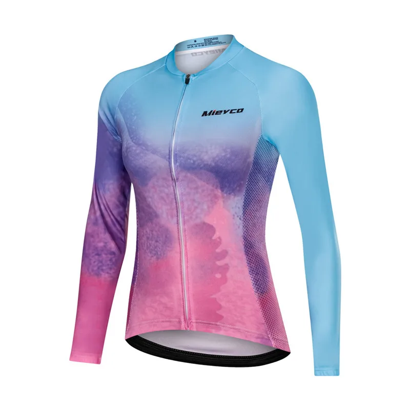 Cycling Clothing Long Sleeve Tops Spring Autumn Women\'s Mountain Road Bike Bicycle Clothing Moisture Wicking and Breathable