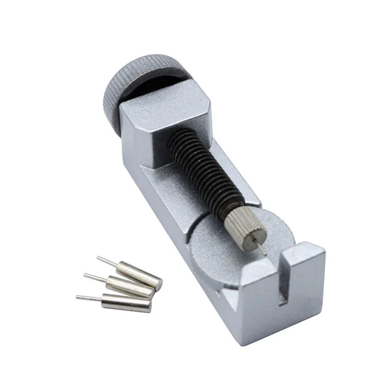 2068 ferramenta de remoção de pulseira de metal kit de reparo de relógio pulseira de aço desmontador ajustador de metal removedor de pulseira de relógio de pulso