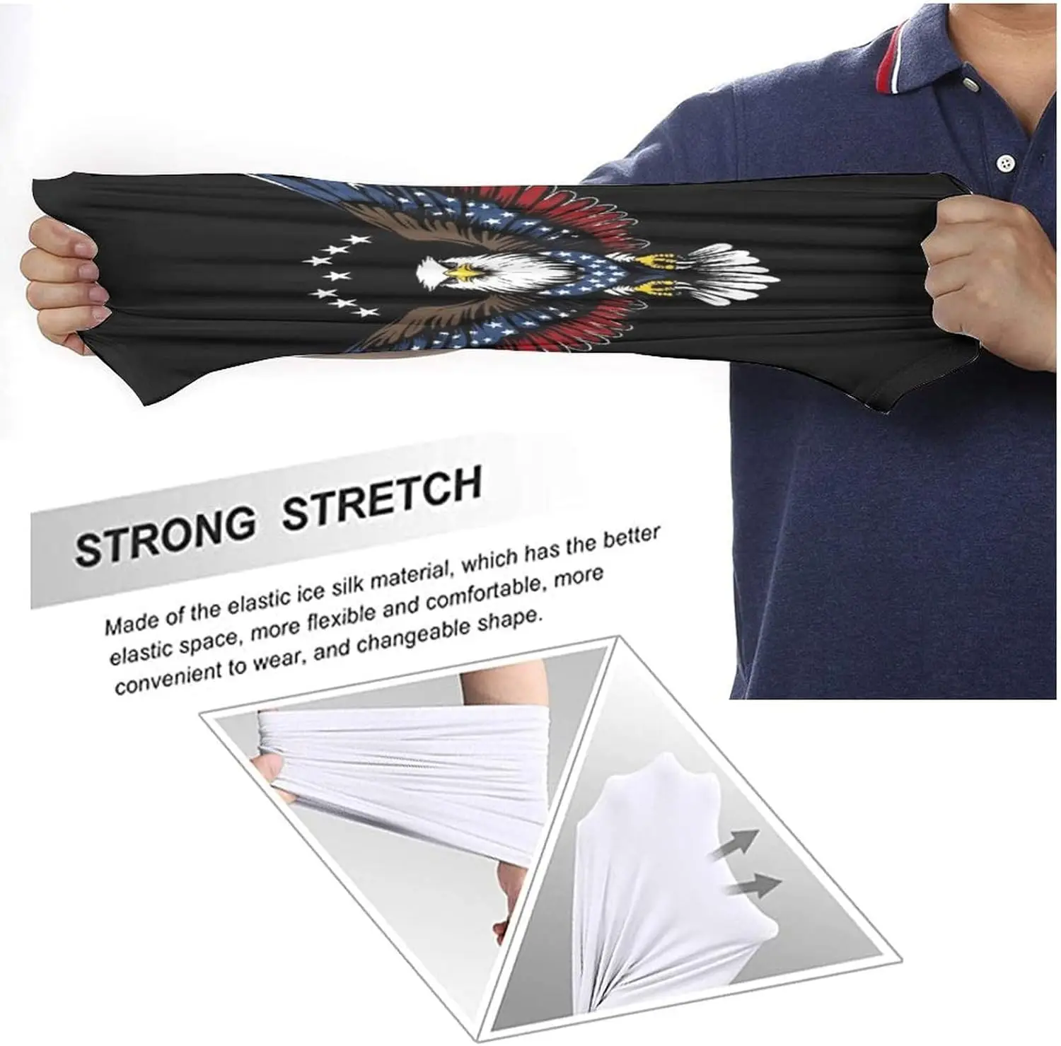 Masker Ski untuk Pria Penutup Wajah Penghangat Leher Ramah Kulit dengan Penutup Wajah untuk Aktivitas Luar Ruangan untuk Bersepeda Motor, Bersepeda, Berlari