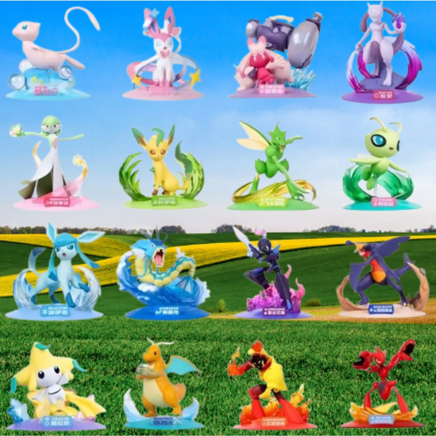 

Multiple Styles Pokémon Genuine Pokemon Figures Gengar Mewtwo Sylveon Figurine Anime Model Pocket Monster Toys Collect Gifts