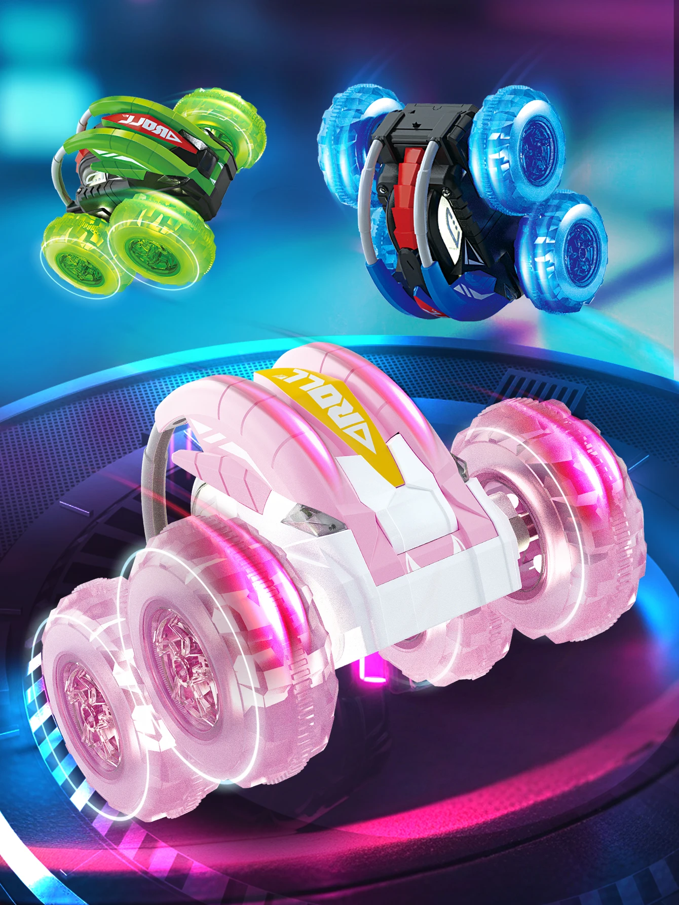 

Car RC Stunt Car High Speed Tumbling RC Car 2.4GHz suitable for 6-12 years old boy girl birthday gift with lights