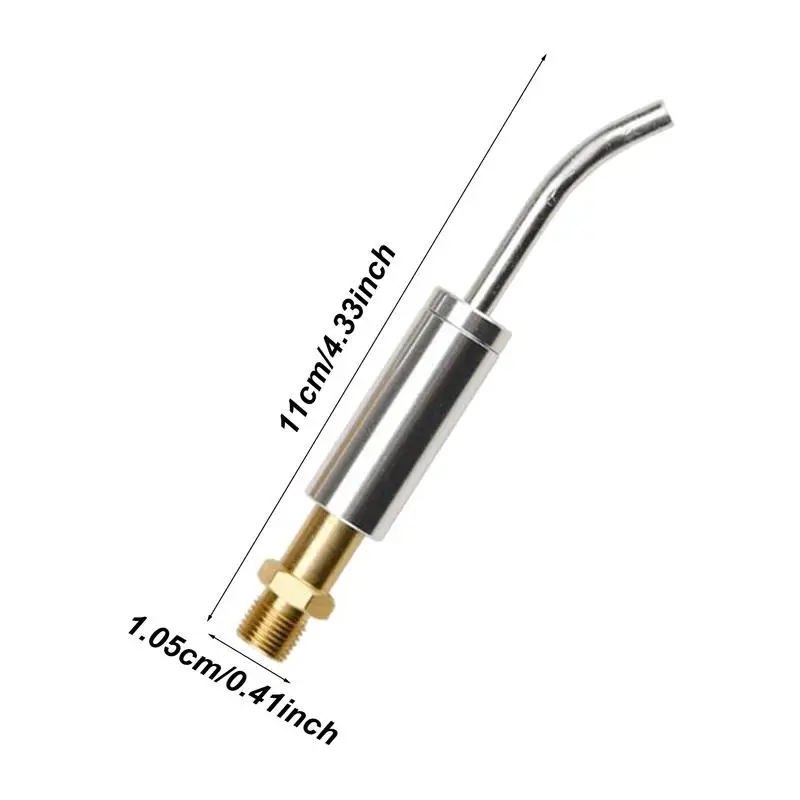 Tubo giratório de alumínio, ferramenta de sopro de ar, eficiente em energia, uso simples, peça de reposição, limpeza profunda, tubo giratório