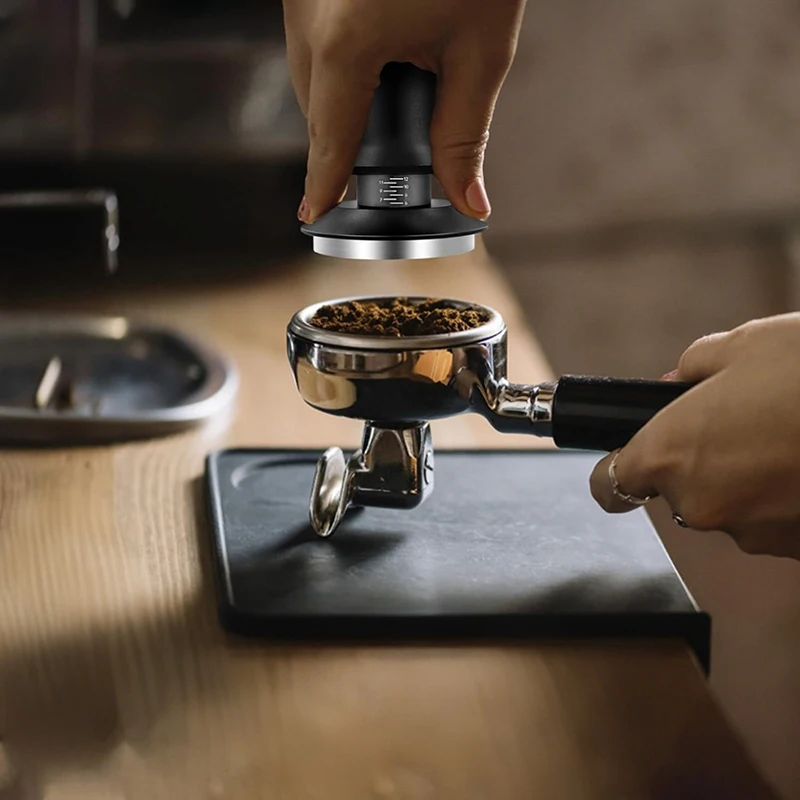 Coffee Tamper Sizes 51mm 53mm 58mm, Perfectly Fits Delonghi Espresso Machines, Top-rated Barista Coffee Application Tool