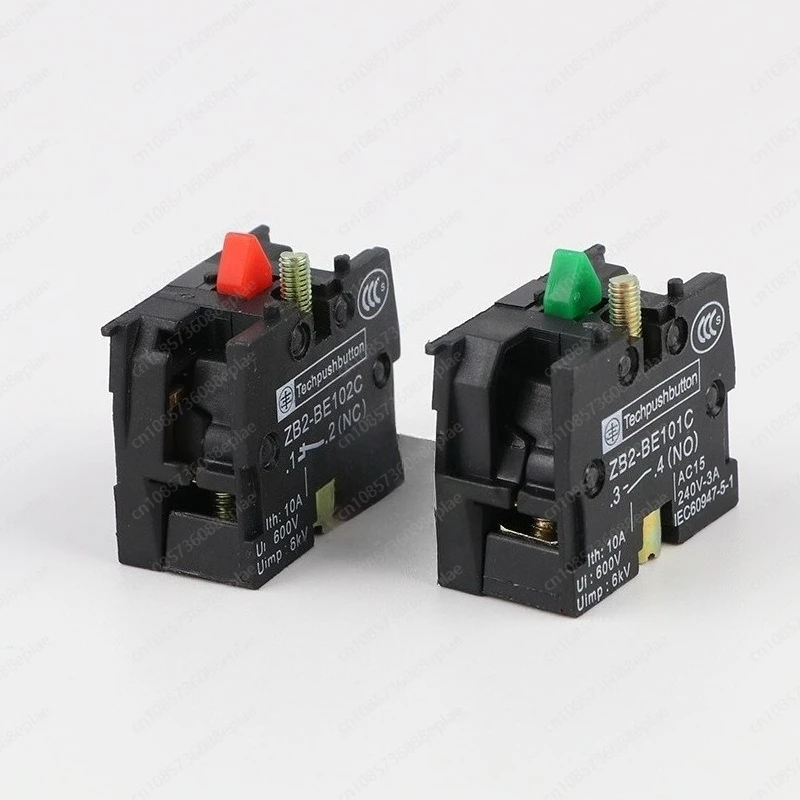 10pcs XB2 Push Button Switch Contacts Parts ZB2 BE101C BE102C for 22mm Push Button Switch NO / NC