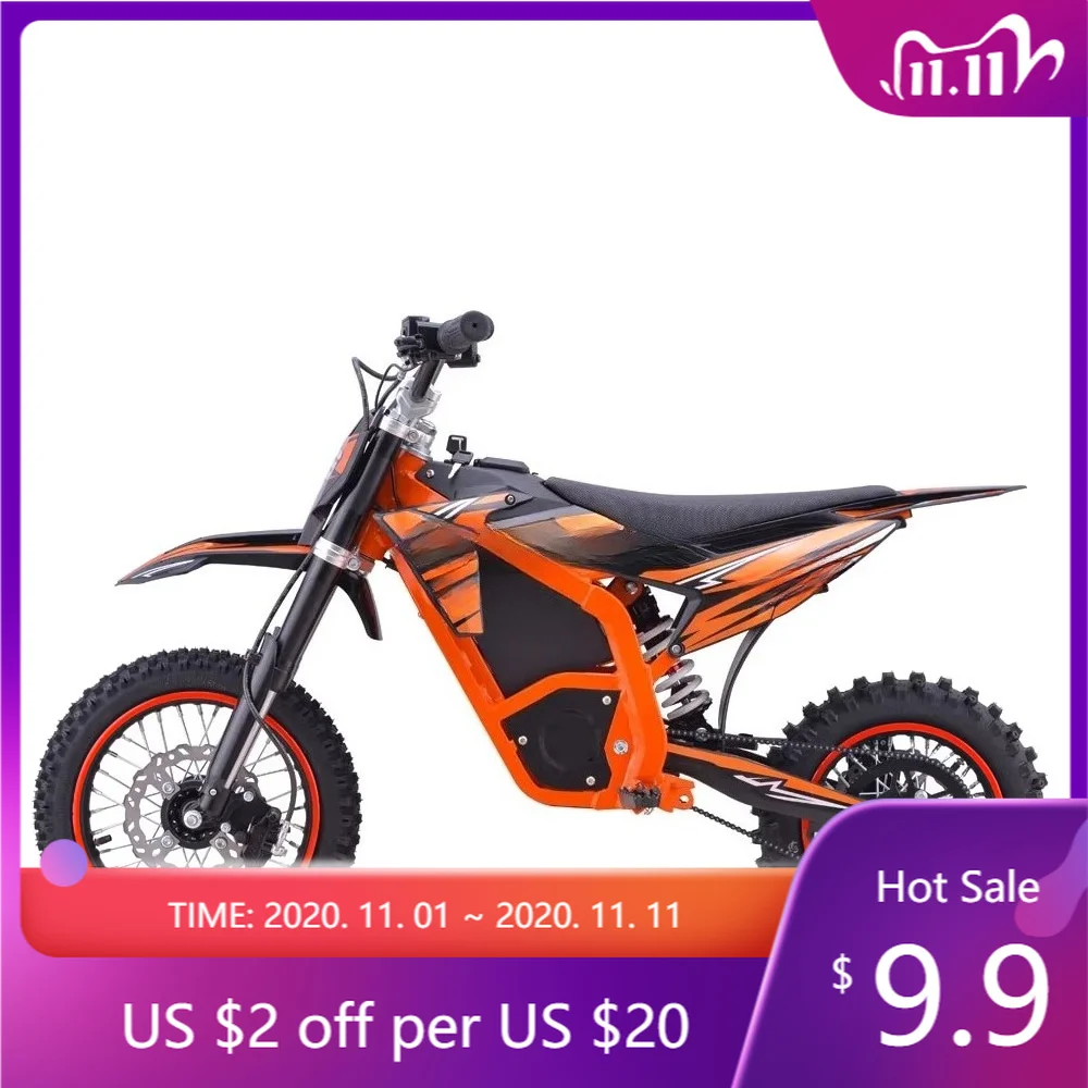 DXY1300W/1800W Electric Off-Road Vehicle 12 "10" 14 "12" Wheel Off-Road Pit Bike Adult 48v Lithium 2000W Brushless 60 km/h