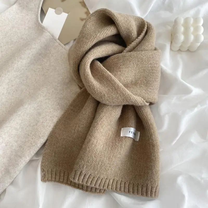 Bufanda invierno 652F, bufandas para mujer, bufandas otoño sólidas para adultos, abrigo para mujer