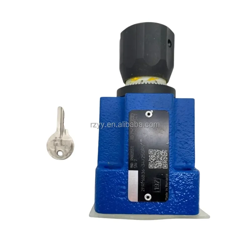 Bidirectional flow control valve with locking function, replacing Rexroth hydraulic valve