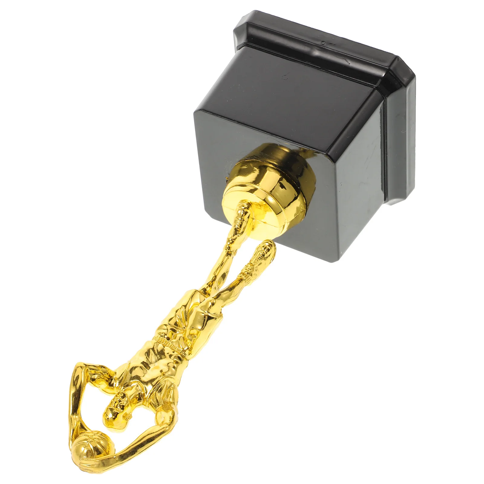 Basketball-Trophäe aus Kunststoff mit Spielerfigur auf der Basis, langlebiger Spielpreis für Turniermeister, Teilnehmer, Dekoration