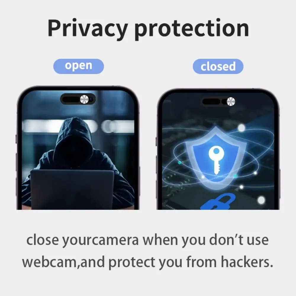 3PCS Phone Lens Accessories Antispy Lens Sticker Webcam Cover Front Camera Slider Privacy Cap For iPhone 14 14 ProMax Plus