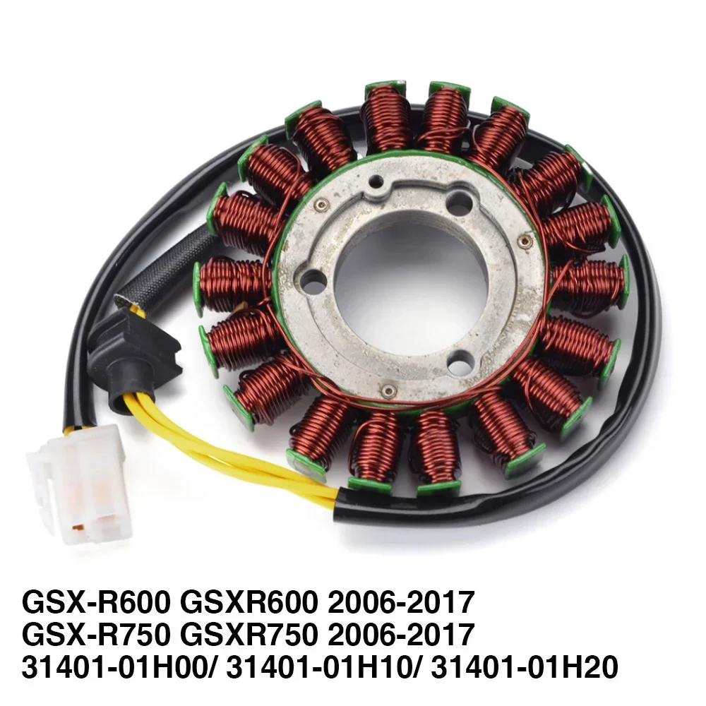 Generator Magneto Stator Coil for  GSX-R600 GSX-R750 GSXR600 GSXR750 2006 2007 2008-2010 2011-2017 31401-01H00