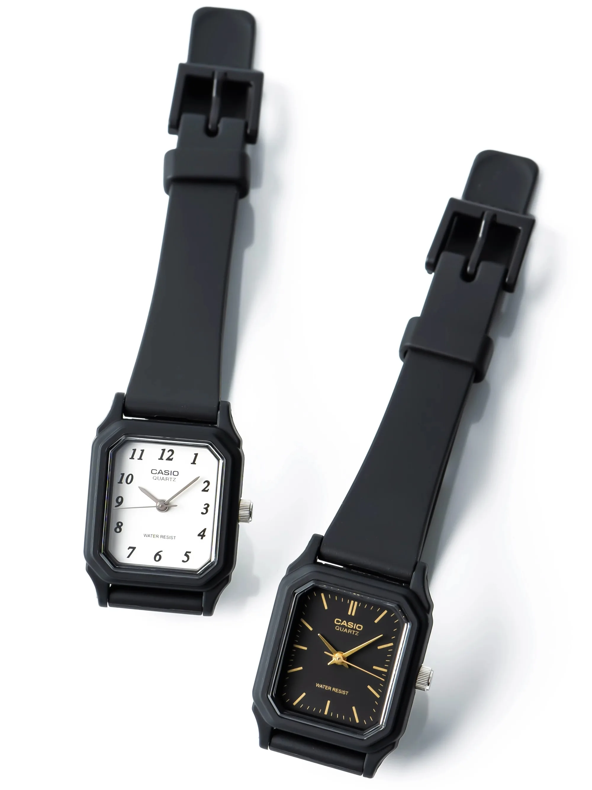 ساعة كاسيو المربعة: تصميم كلاسيكي مدمج ورجعي للطلاب تتميز بساعة كوارتز بسيطة وأنيقة للرجال