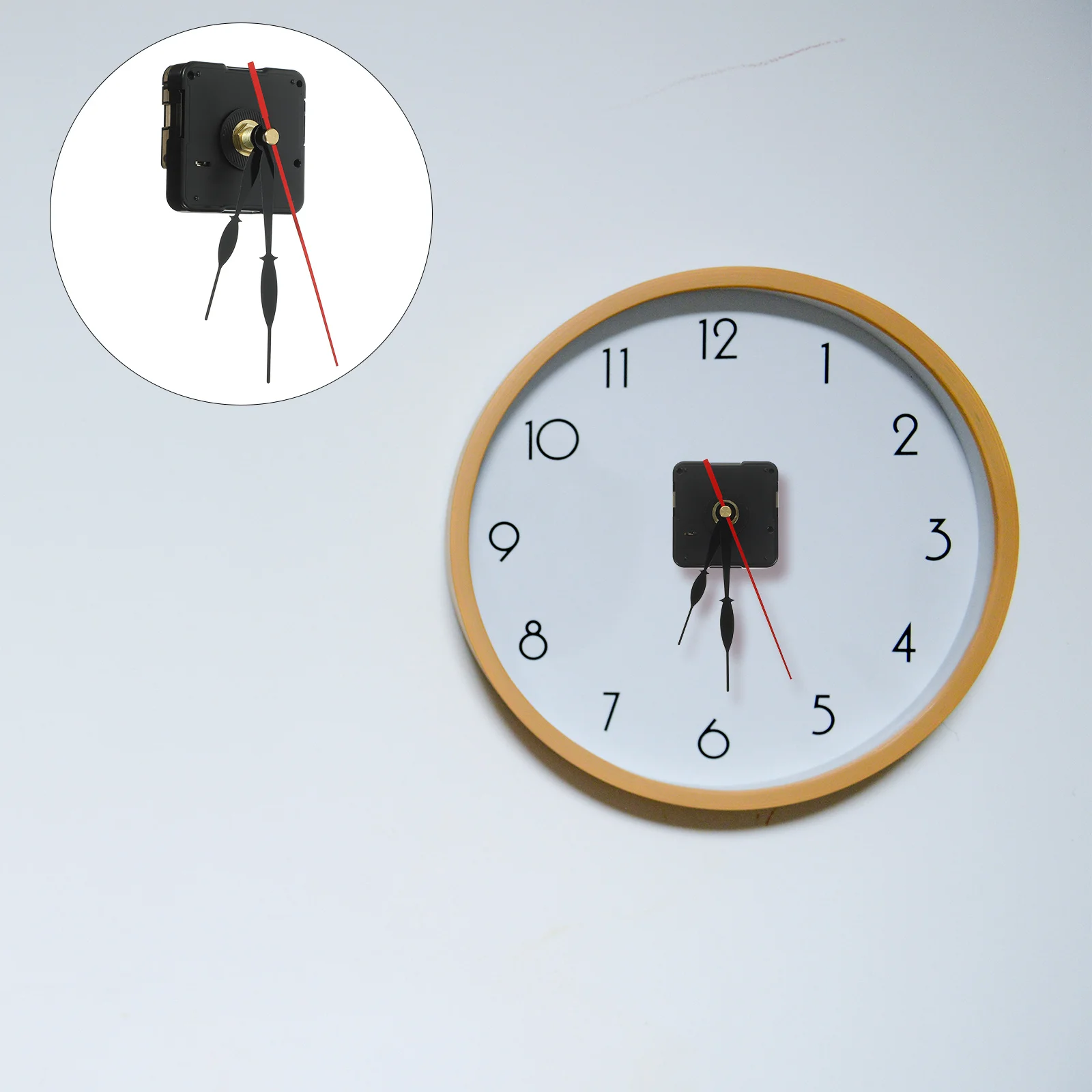 

1Set Clock Mechanism Kit Silent Mute Movement for Wall Clock Repair DIY Projects with Essential Parts Strong Anti Fade Long Term