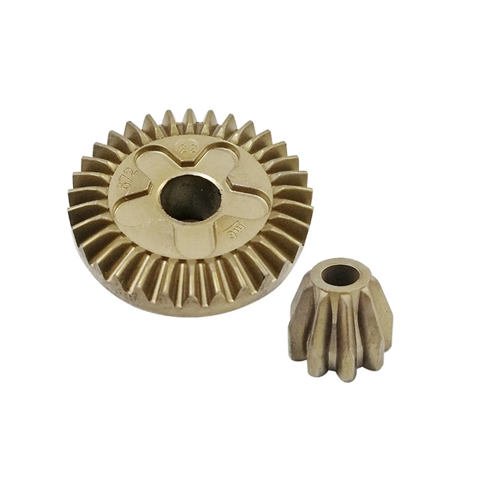 Practical Quality Is Guaranteed Angle Grinder Gear Spiral Bevel Gear 11.6mm 2Pcs Set 45.7mm Straight Teeth For GWS6-100