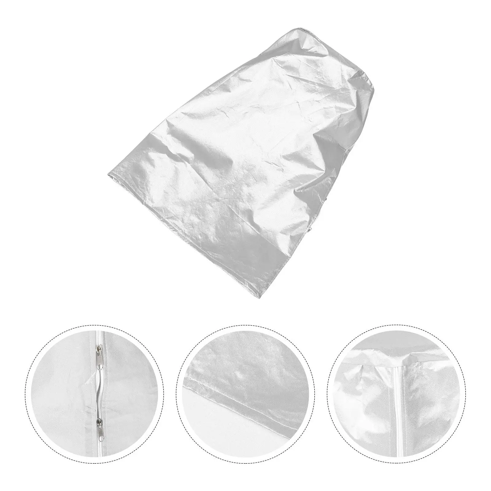 

Gas Cylinder Cover Heavy Duty Silver Waterproof Dustproof Protective Sleeve Outdoor Gas Tank Protector Weather Resistant Camping
