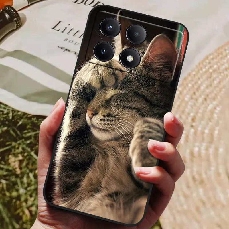 For Xiaomi Poco X6 Pro Case Cool Painted Silicone TPU Soft Cover for Poco X6 Pro 5G Cases PocoX6 X6ProProtective Phone Shells