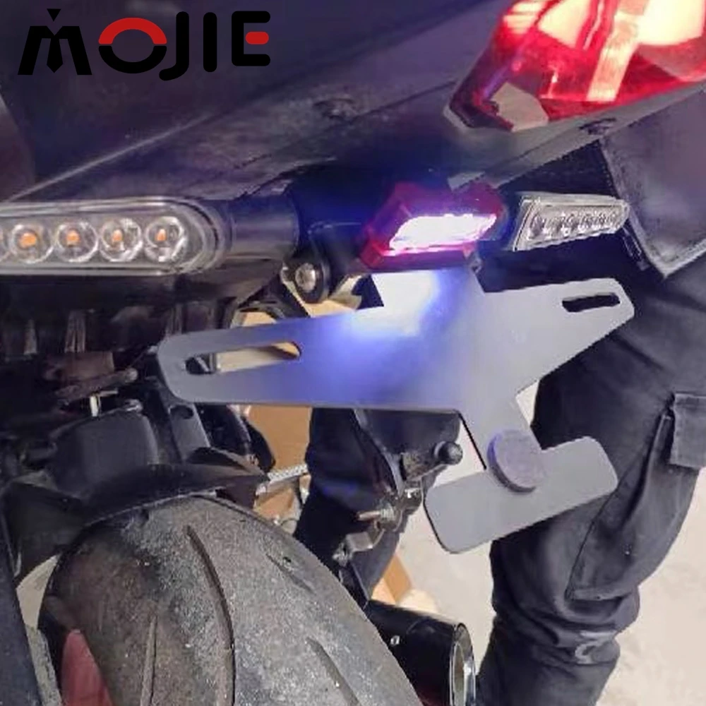 FOR QJMOTOR SRK125R SRK125 R License Plate Frame Holder Rear Tail Fixed Bracket License Plate Lamp SRK 125R 125 R Accessories