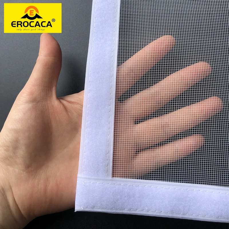 EROCACA Weiße Moskitonetze für Fenster, Anti-Mücken-Fenstergitter, Mesh Anti Insect Air Tulle Unsichtbare Fiberglas-Mücken