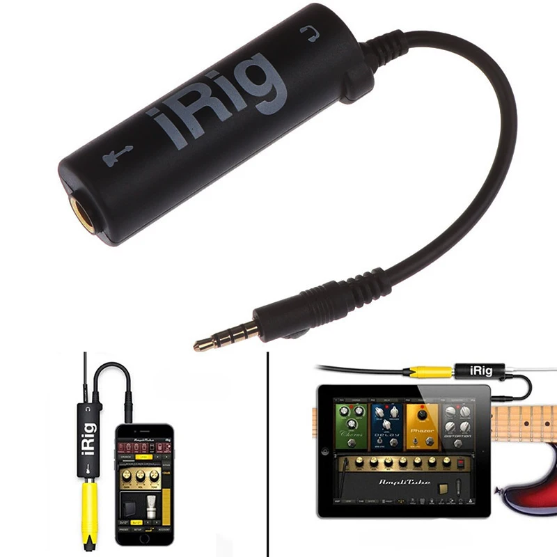 Hot Guitar Interface I-Rig Converter Replacement Guitar For Phone Guitar Audio Interface Guitar Tuner Guitar Line Irig Converter