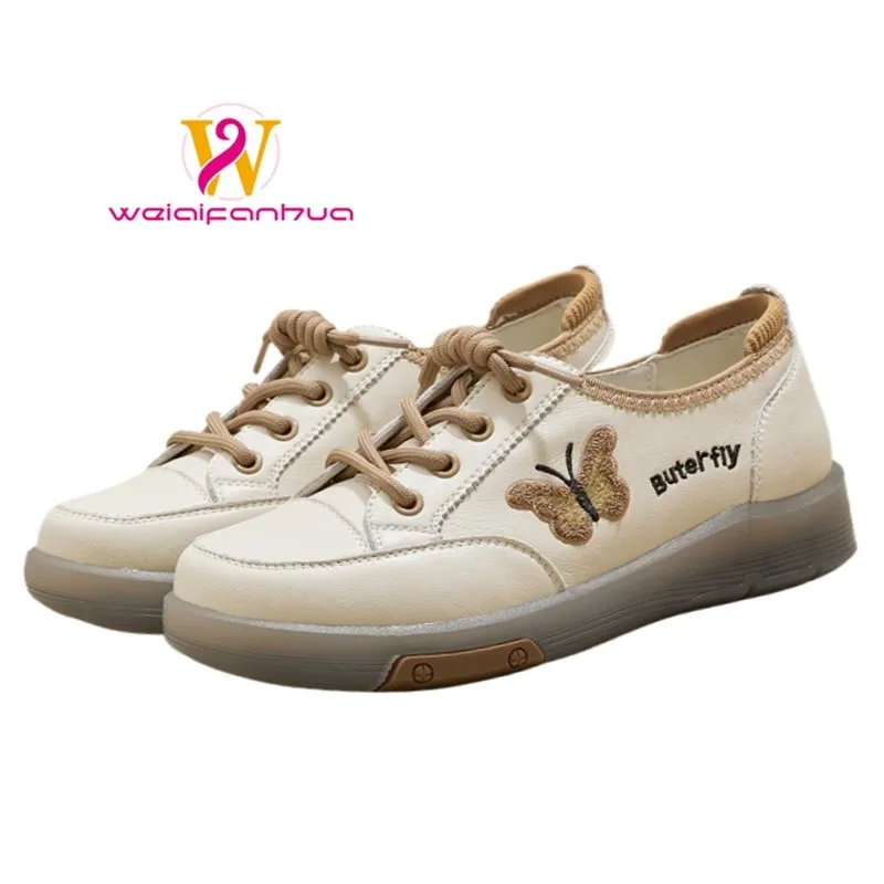 

Mary Jane's 2026 New Style Genuine Leather Flat Mom Single Shoes Are Wearing Large-sized Women's Shoes Luxury Shoes Women