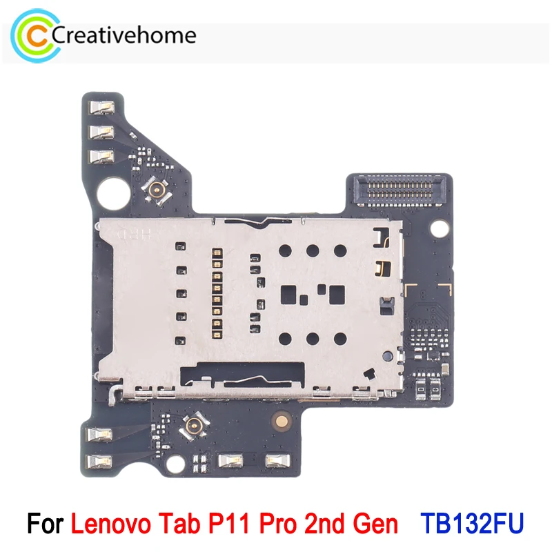 SIM Card Reader Board For Lenovo Tab P11 Pro 2nd Gen TB132FU Replacement Part