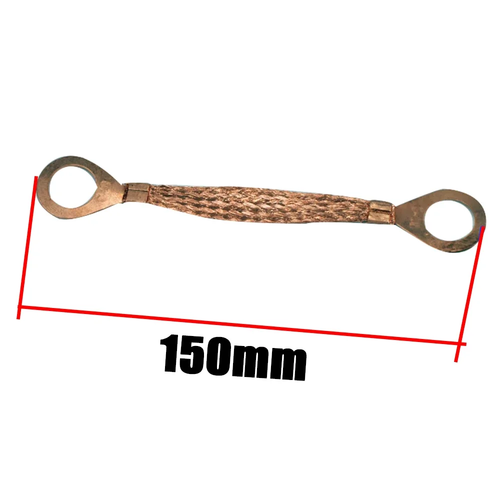 

High Quality Copper Braided Tape for 6 Square Flange Ground Connection, 100pcs Copper Connecting Wires Included