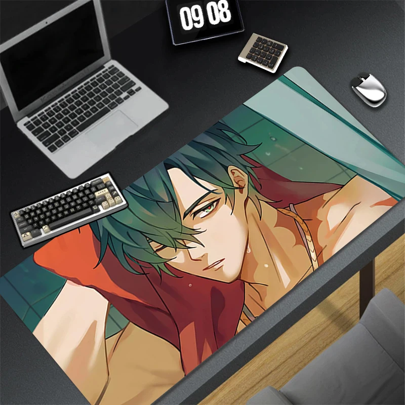 

Mouse Pad Zenless Zone Zero Lighter Extended Gaming Mousepad With Stitched Edges Desk Mat Non-Slip Base Computer Keyboard Pad