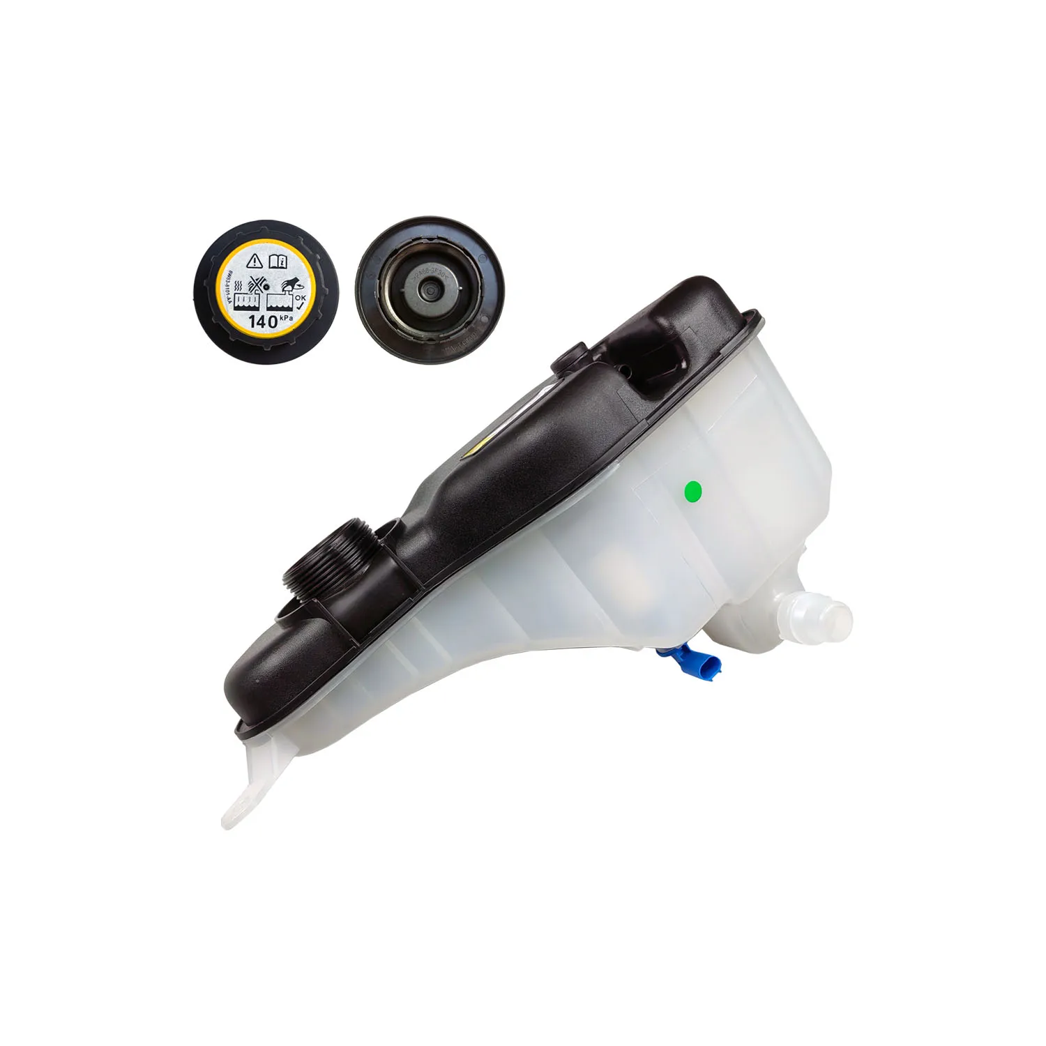 Radiator Coolant Expansion Tank W/ Cap C2Z13764 For JAGUAR S-TYPE, XF, XJ, XK HANSBET